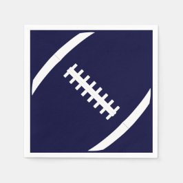 Custom Color Football Team Party Cocktail Napkins Servet