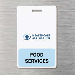 Custom Color Hospital Cafeteria Companion Badge