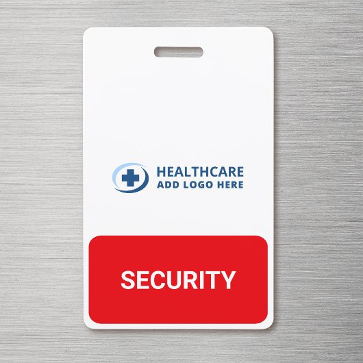 Custom Color Medical Role Security Companion Badge