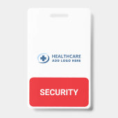Custom Color Medical Role Security Companion Badge (Voorzijde)