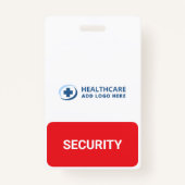 Custom Color Medical Role Security Companion Badge (Voorkant)