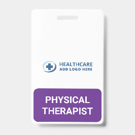 Custom Color PT Physical Therapist Companion Badge
