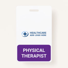 Custom Color PT Physical Therapist Companion Badge