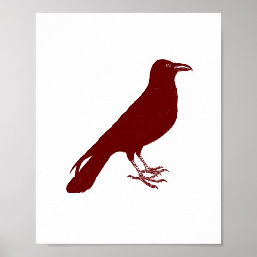 Custom Color Raven Print (Voorkant)