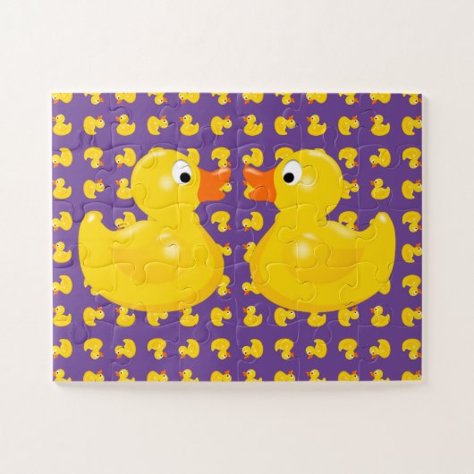 Custom Color, Rubber Duckies Legpuzzel (Horizontaal)