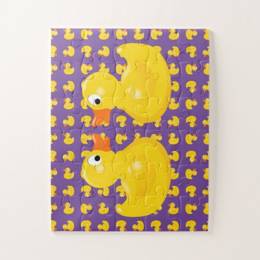 Custom Color, Rubber Duckies Legpuzzel (Verticaal)