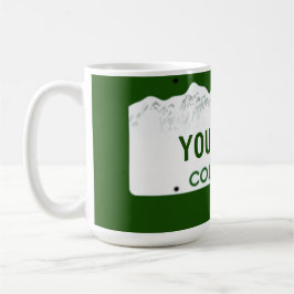 Custom Colorado License Bord Koffiemok