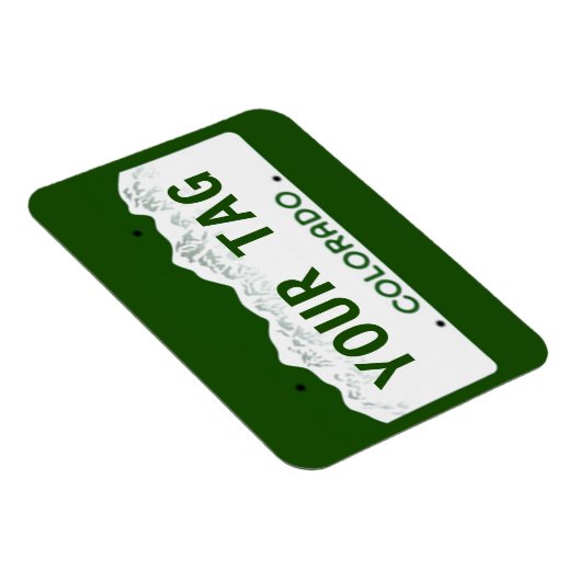 Custom Colorado License Bord Magneet (Rechterzijde)