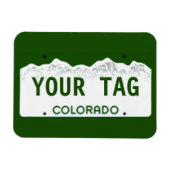 Custom Colorado License Bord Magneet (Horizontaal)