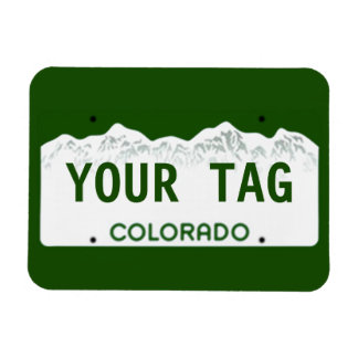 Custom Colorado License Bord Magneet