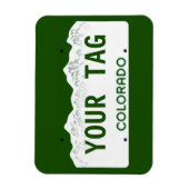 Custom Colorado License Bord Magneet (Verticaal)