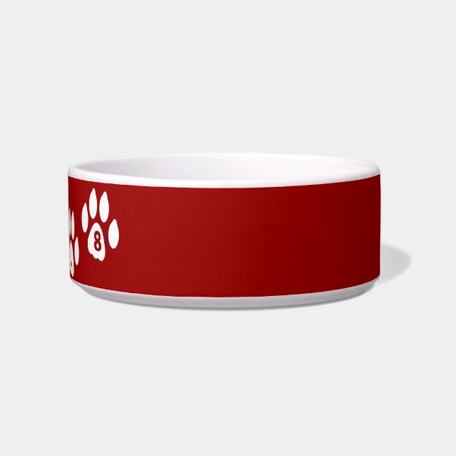 Custom Colour Dewey Cat Bowl Voerbakje (Rechts)