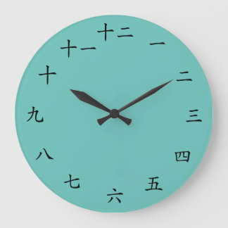 Custom Colour Japanese Clock Grote Klok
