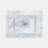 Custom Comforing Memorial Blanket Fleece Deken (Voorkant (Horizontaal))