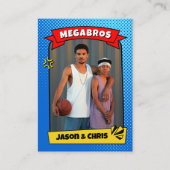 Custom Comic Beste Vrienden Trading Kaart Bros Gif Contactkaartje (Voorkant)