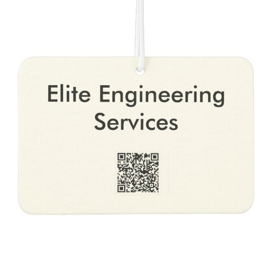 Custom Company Air Freshener Luchtverfrisser (Voorkant)