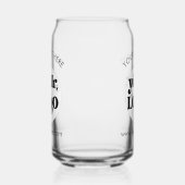 Custom Company Branded Business Logo Blikvorm Glas (Links)