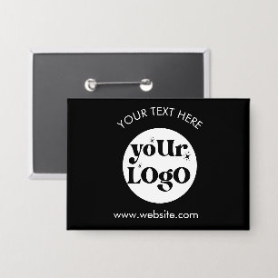Custom Company Branded Business Logo Button