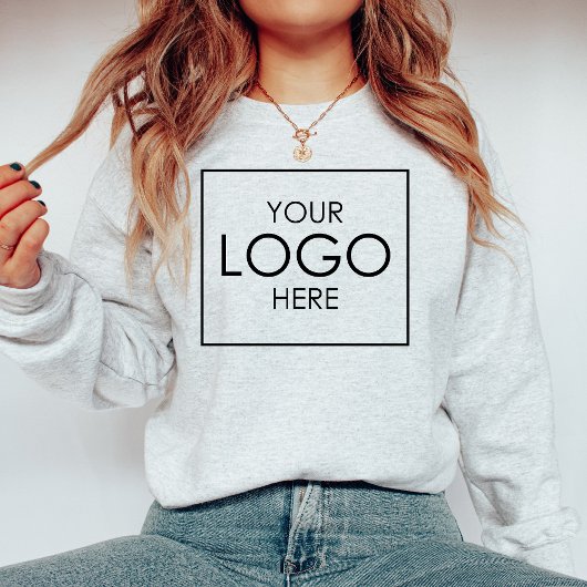 Custom Company Branded Business Logo Crewneck Trui