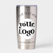Custom Company Branded Business Logo Geïsoleerde Drinkbeker (Voorkant)