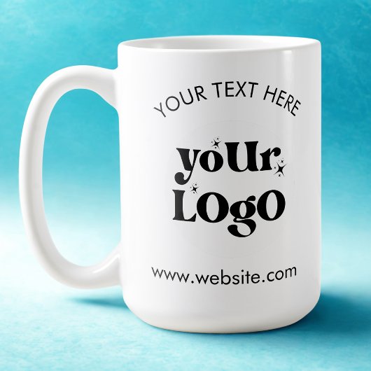 Custom Company Branded Business Logo Koffiemok