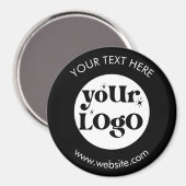 Custom Company Branded Business Logo Magneet (Voorkant / Achterkant)