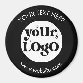 Custom Company Branded Business Logo Magneet (Voorkant)