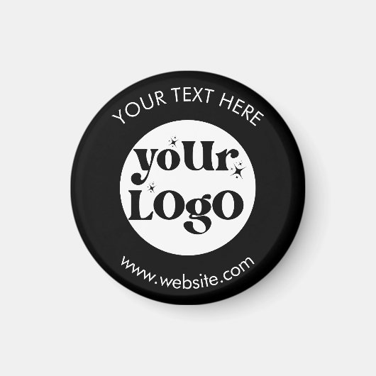 Custom Company Branded Business Logo Magneet (Voorkant)