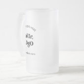 Custom Company Branded Business Logo Matglas Bierpul (Voorkant links)