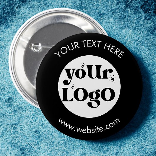 Custom Company Branded Business Logo Ronde Button 5,7 Cm