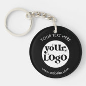 Custom Company Branded Business Logo Sleutelhanger (Voorkant)