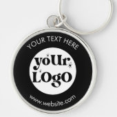 Custom Company Branded Business Logo Sleutelhanger (Voorkant)