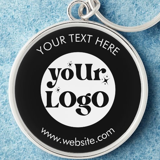 Custom Company Branded Business Logo Sleutelhanger