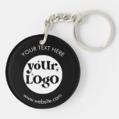 Custom Company Branded Business Logo Sleutelhanger (Achterkant)