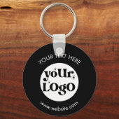 Custom Company Branded Business Logo Sleutelhanger (Voorkant)