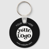 Custom Company Branded Business Logo Sleutelhanger (Achterkant)