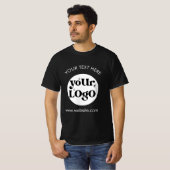 Custom Company Branded Business Logo T-shirt (Voorkant volledig)