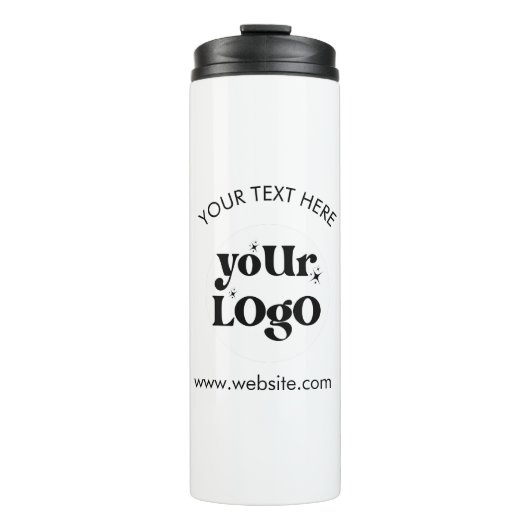 Custom Company Branded Business Logo Thermosbeker (Voorkant)