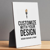 Custom Company Branded Personalized Minimalist  Fotoplaat