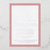 Custom Company Business Corporate Event Party Folie Uitnodiging (Voorkant)