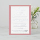 Custom Company Business Corporate Event Party Folie Uitnodiging (Staand Voorkant)