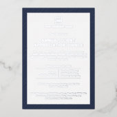 Custom Company Business Corporate Event Party Folie Uitnodiging (Voorkant)