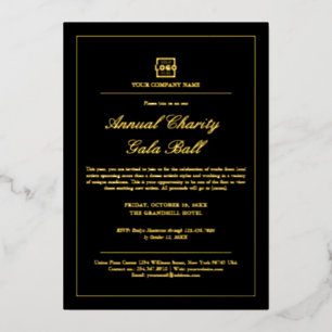 Custom Company Business Corporate Event Party Folie Uitnodiging