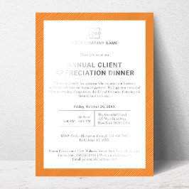 Custom Company Business Corporate Event Party Folie Uitnodiging