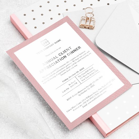 Custom Company Business Corporate Event Party Folie Uitnodiging