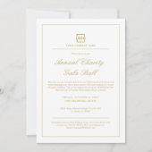 Custom Company Business Corporate Event Party Kaart (Voorkant)