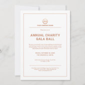 Custom Company Business Corporate Event Party Kaart (Voorkant)