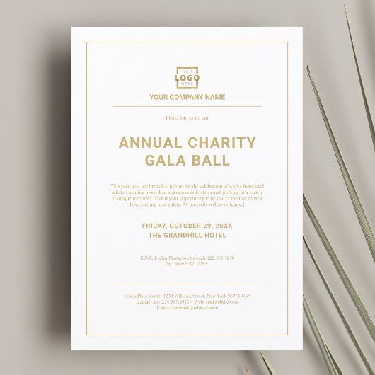 Custom Company Business Corporate Event Party Kaart