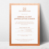 Custom Company Business Corporate Event Party Kaart