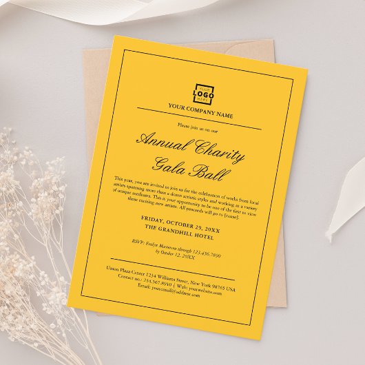 Custom Company Business Corporate Event Party Kaart